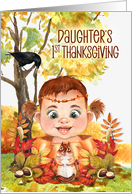 Daughter’s 1st Thanksgiving with Forest Friends card