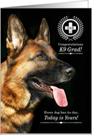 Search and Rescue K9 SAR Graduate German Shepherd card