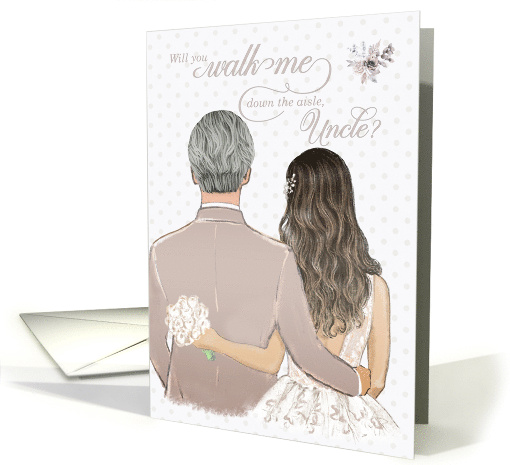 Uncle Walk Me Down the Aisle Wedding card (1730068)