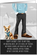 Corgi from the Pet Funny Father&rsquo;s Day Dog Breed Specific card