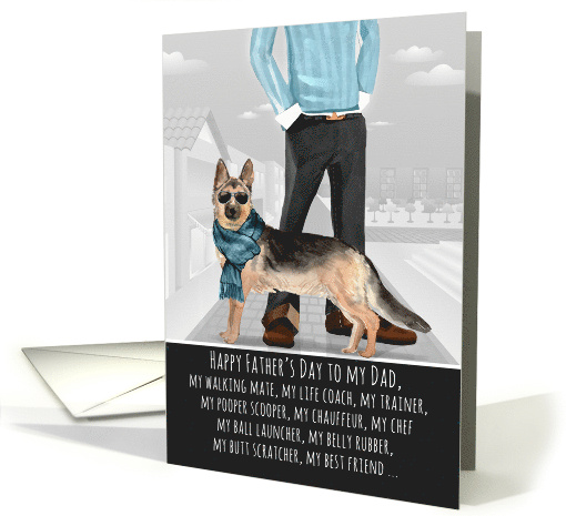German Shepherd from the Pet Funny Father's Day Dog Breed... (1734120)