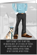 Lakeland Terrier from the Pet Funny Father’s Day Dog Breed card