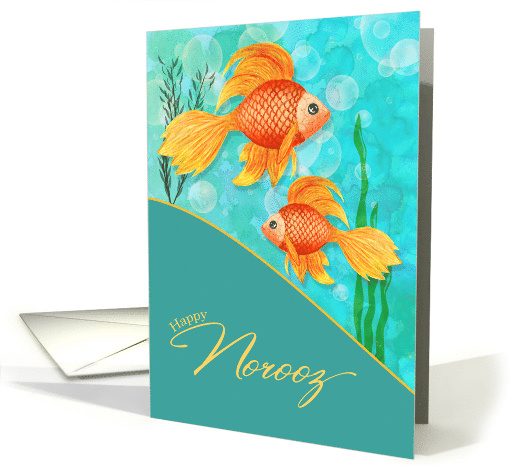 Norooz Persian New Year Goldfish and Bubbles card (1766002)