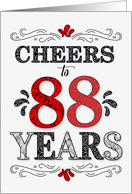 88th Birthday Cheers...