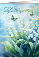 Great Granddaughter’s Birthday Lily of the Valley Garden card
