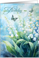 Mom’s Birthday Lily of the Valley Garden card