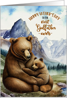for Godfather Father’s Day Bears in the Mountains card