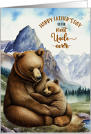 for Uncle on Father’s Day Bears in the Mountains card