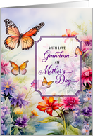 For Grandma on Mother’s Day Wild Flower Garden card