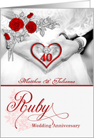 Ruby 40th Wedding...