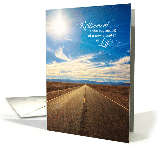 Retirement Congratulations Endless Road with Blue Sky card (423190)