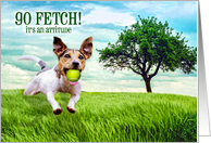 Go Fetch Jack Russel Terrier Blank All Occasion card