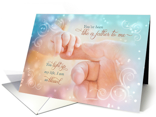 Like a Father to Me Birthday Hand in Hand Tender card (426326)