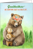 Becoming a Grandmother Sweet Bears card