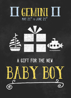 Gift for Gemini Boy...