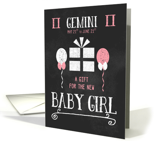 Gift for Geminini Baby Girl Born May 21 to June 21 Pink... (431168)