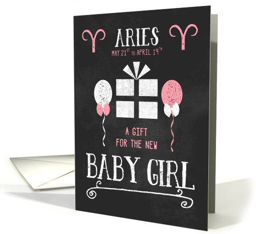 Gift for Aries Baby Girls Born March 21st thru April 19th... (431211)