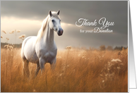 Thank You for Your Donation Horse in Hawaii card