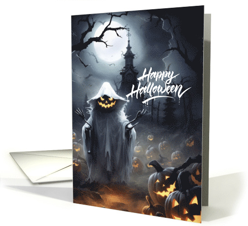 Halloween Ghoul in a Jackolantern Patch card (458571)