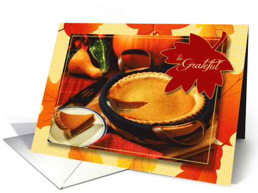Be Grateful Thanksgiving Business Greetings card (458800)