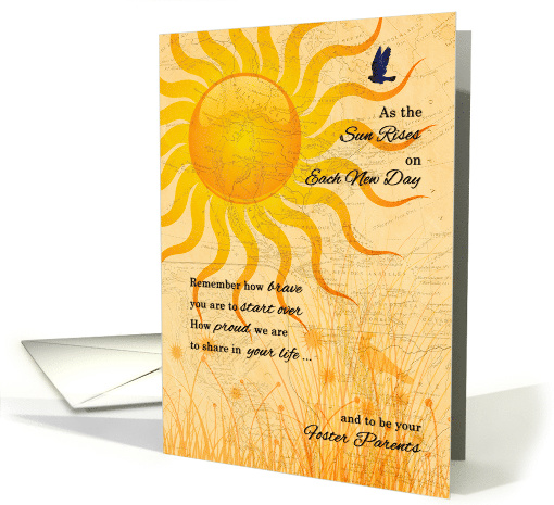Foster Child Encouragement from Foster Parents for Older Child card