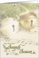 Music Business Season’s Greetings Sleigh Bells card