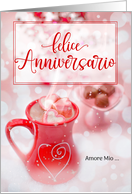 Felice Anniversario Italian Anniversary Sweets and Treats card