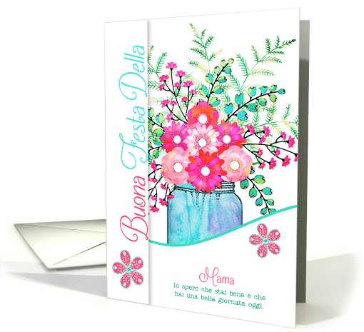 Festa della mamma Italian Mother's Day Bouquet card (588874)