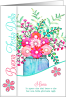 Festa della mamma Italian Mother’s Day Bouquet card