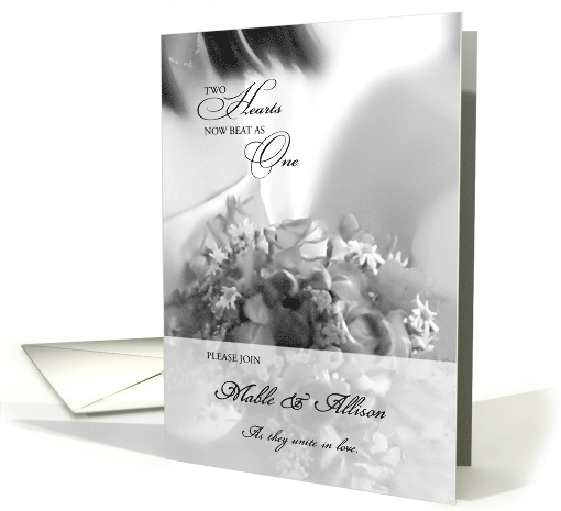 Commitment Ceremony Gay and Lesbian Wedding Custom card (591347)