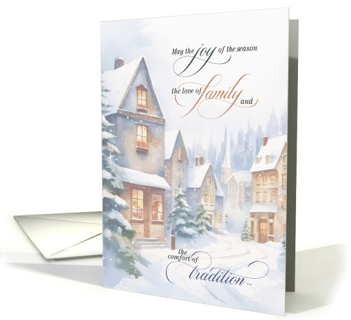 for Customers and Clients Joy of the Season card (656934)