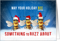 Honey Bee Something to Buzz About Christmas card