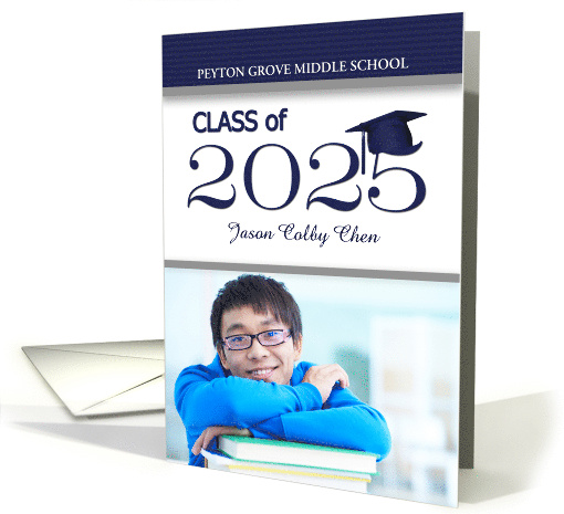 Middle School Graduation Blue and White Class of 2023... (794438)