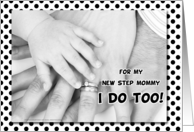 For Stepmom from Child on Her Wedding Day card