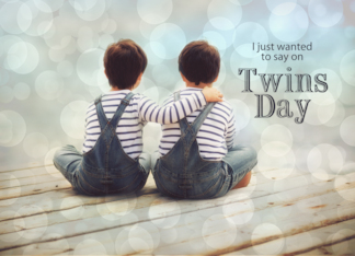 for Twin Sons on Twins Day Young Boys on a Dock Nautical