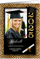 Class of 2025 Graduation Party Invitation Custom Photo card