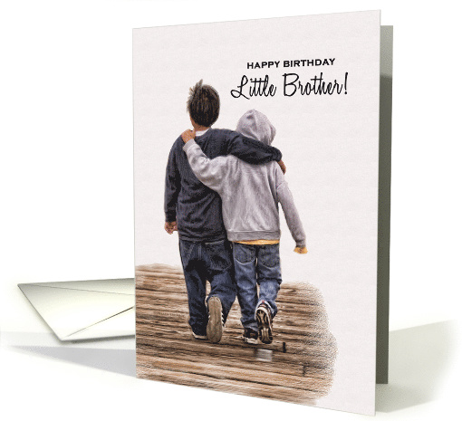 For Little Brother on His Birthday from a Big Brother card (895643)