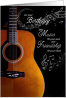 Music Lover’s Birthday Classic Guitarist card