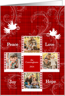 Red Plaid and Doves...