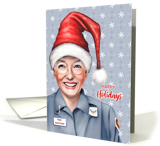 FEMALE from the Mailman Santa Postal Service Custom card (962391)