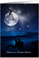 Romantic Chinese Mid Autumn Moon Festival Couple card