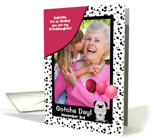 for Adopted Granddaughter on Gotcha Day or Adoption Anniversary card