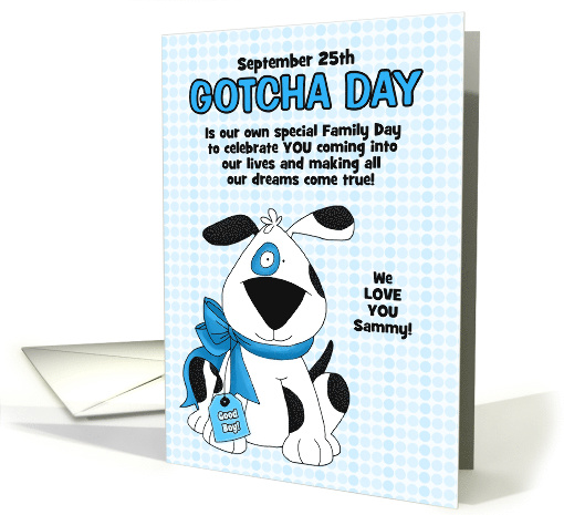 for Adopted Son on Gotcha Day or Adoption Anniversary card (967167)