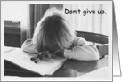 Don’t give up. card