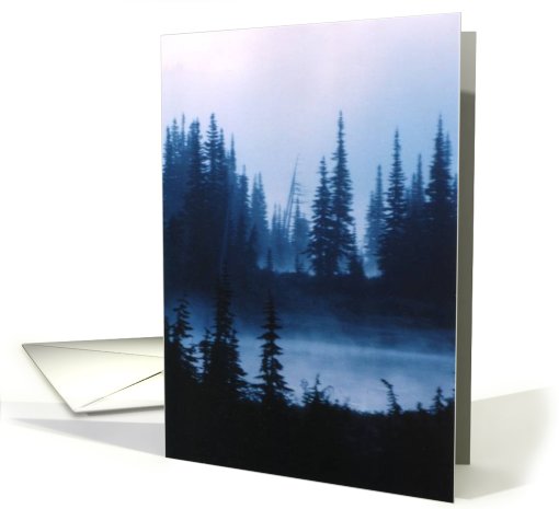 Blue trees card (429840)