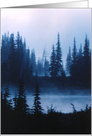 Blue trees card