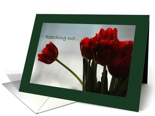Reaching out card (432494)