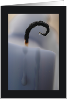 Candle wick card
