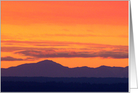 sunset card