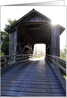 covered bridge card